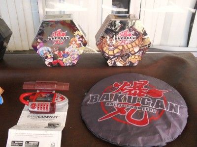 HUGE LOT OF 112 BAKUGAN BATTLE BRAWLERS TRAPS 200 CARDS ARENA CASES 