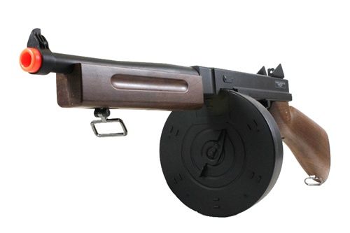 328 FPS Thompson M1A1 Military Airsoft Gun AEG Rifle  