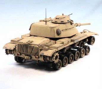 Built 1/35 Israeli IDF M60 Tank Wreck Custom  