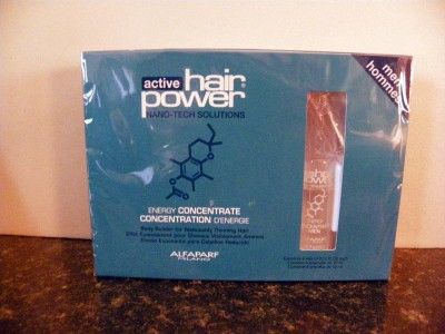 ALFAPARF MEN ACTIVE HAIR POWER PKG 6ea. .33 oz. VIALS  