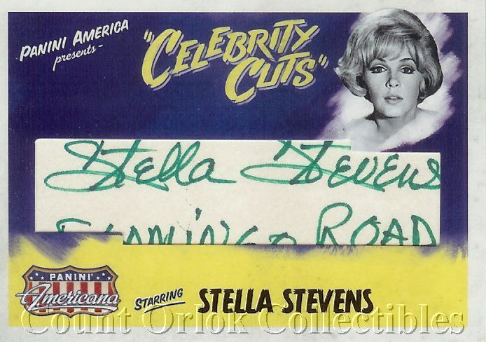 AMERICANA 2011 Celebrity Cut Auto STELLA STEVENS #30/30  