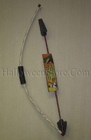 Foam Arrows  Bow measures approx. 35. Includes 2 foam tipped arrows 