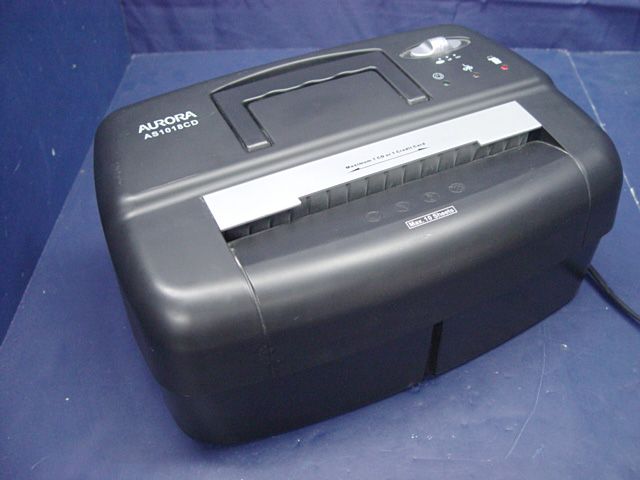 Aurora Cross Cut Paper/CD/Credit Card Shredder AS1018CD NO BASKET 