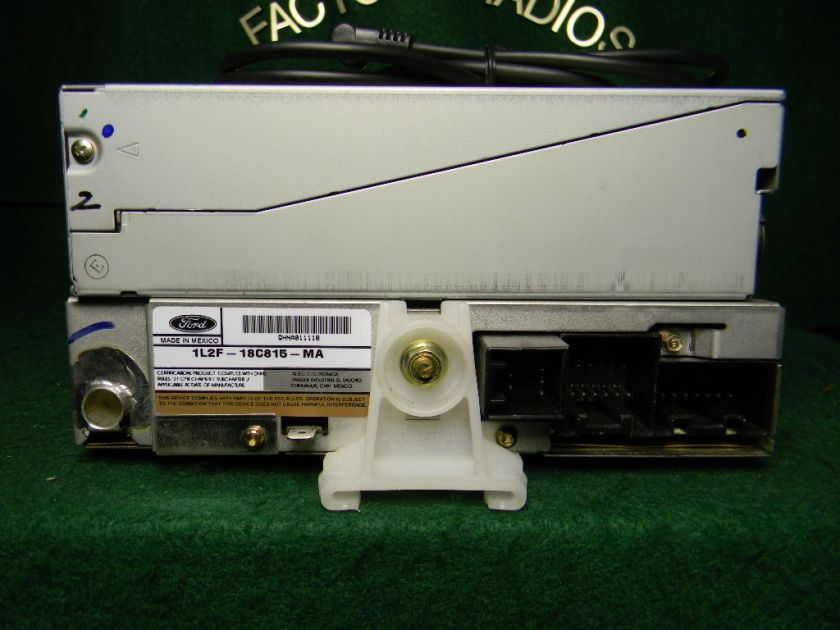 Ford 6 CD changer Radio 02 Explorer Mountaineer DSP RDS AUX SAT on