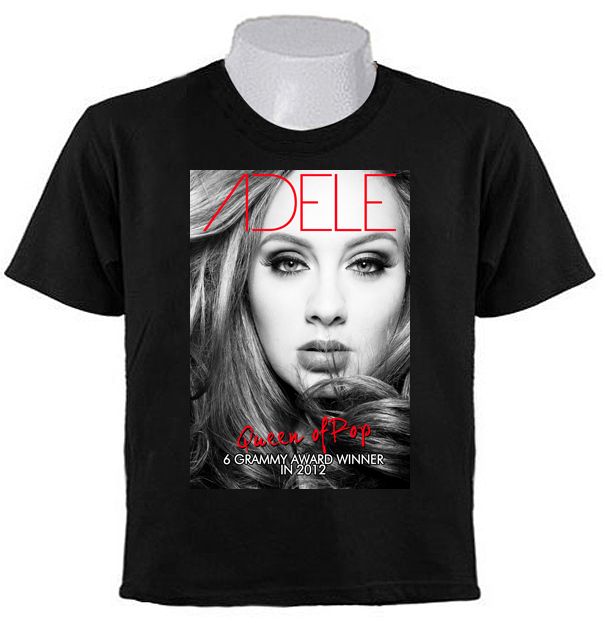 ADELE Laurie Adkins 2012 Grammy Awards Winner T SHIRTS POP England UK 