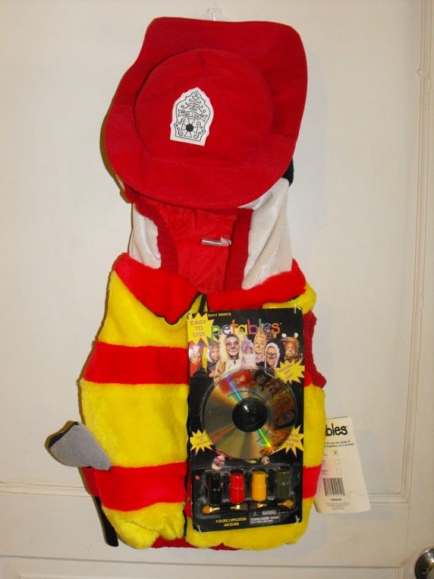   Baby FIREMAN PETABLES CELEBRATION Halloween Costume 12 24 Months