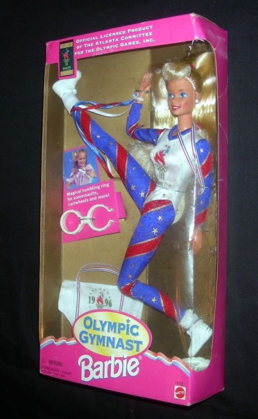 NIB 1995 OLYMPIC GAMES ATLANTA 96 GYMNAST BARBIE 15123  