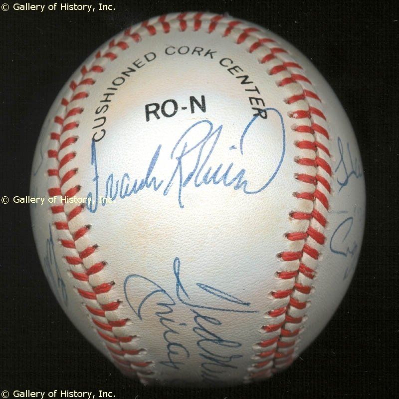 500 HOME RUN HITTERS   BASEBALL SIGNED  