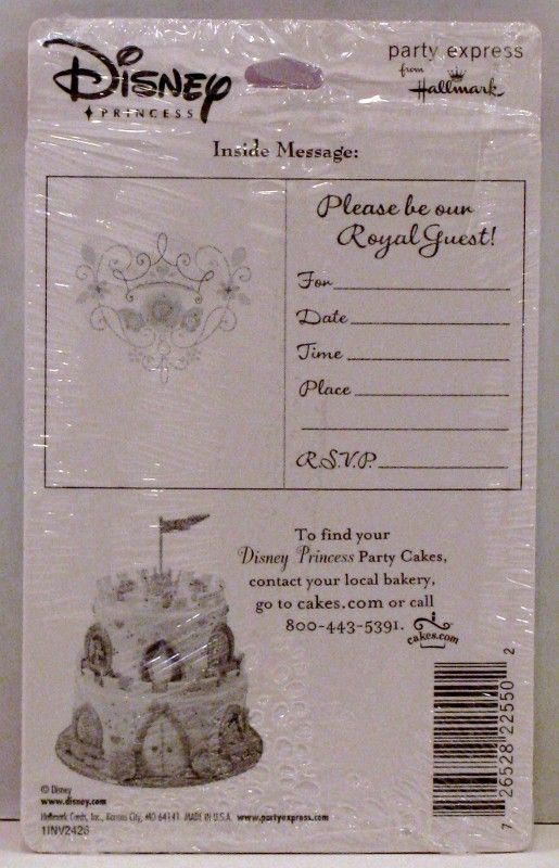   of the back of a pack, which depicts the message inside an invitation