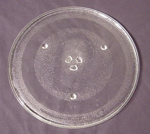 Round Microwave Glass Replacement Turntable Tray Plate 13.5 Diameter 