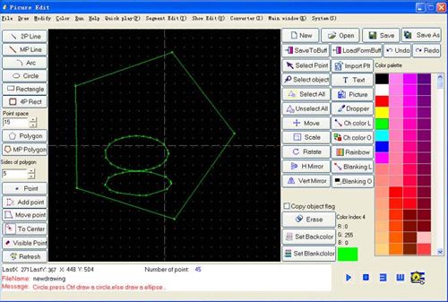 SD CARD Laser controller ild ILDA player software DJ  