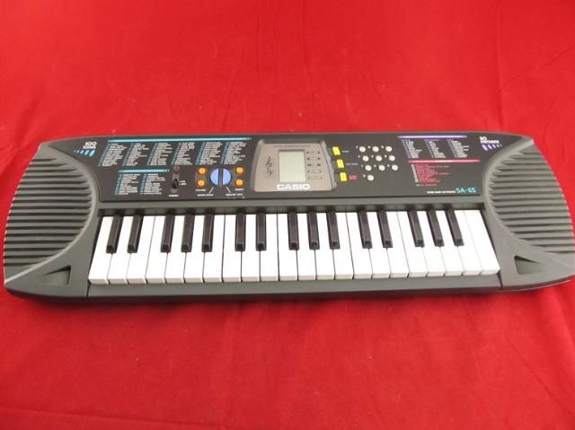   are viewing a used 100 Tones Casio Electronic Black Keyboard SA 65