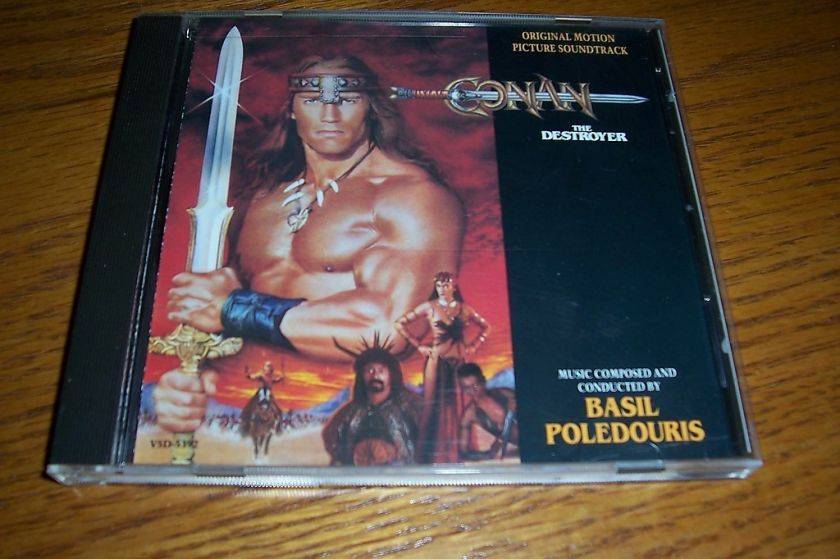 Conan The Destroyer NM CD Soundtrack Basil Poledouris  