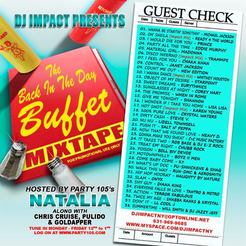 IMPACT 80s 90s CLASSIC OLD SCHOOL Mixtape Mix CD ol  