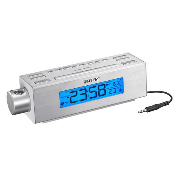 SONY AM FM PROJECTION CLOCK RADIO NATURE LINE INPUT NEW  