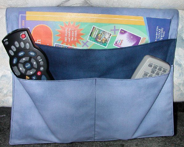 Fabric Bedside Tv Remote Control Holder Organizer Caddy  