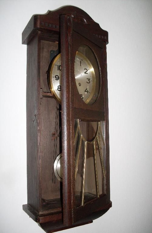 BEATIFUL ANTIQUE WALL CLOCK REGULATOR junghans 1900 TOP  