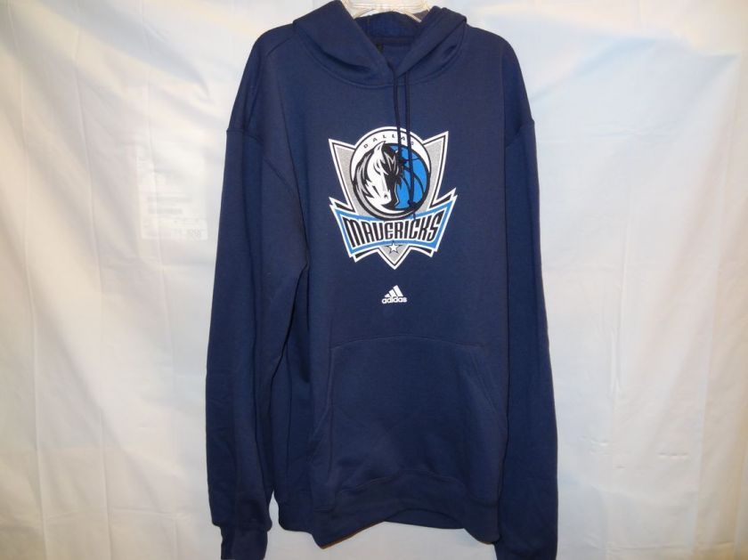 Dallas Mavericks dm41 Mens Adidas NBA Fan Gear Hoody Sz L  