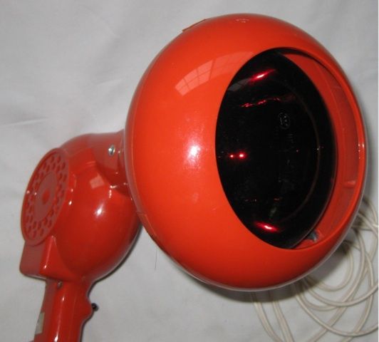 Vtg MAHDEEN Curl N Lite Hair Dryer Curler Heat Lamp  