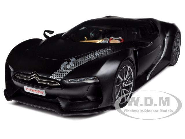 CITROEN GT CONCEPT MATT BLACK 1/18 DIECAST CAR MODEL BY NOREV 181611