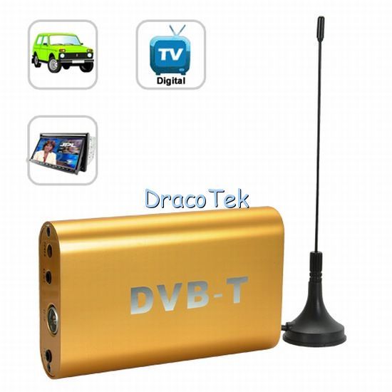 NEW DVB T Digital TV Receiver for Cars (MPEG 2) DVB 510  