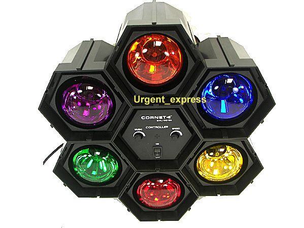 NEW 6 COLOR FLASH FLASHING DISCO PARTY DJ LIGHT LIGHTS  