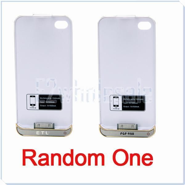   Backup External Power Case Cover Battery Charger Docks for iPhone 4S