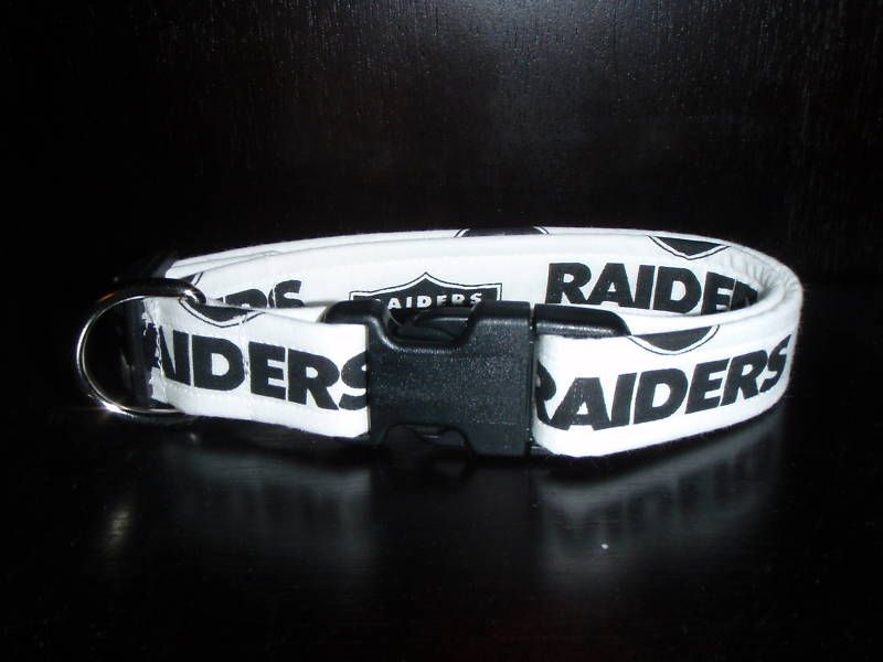 Doggie Stylez White Raiders Dog Collar  