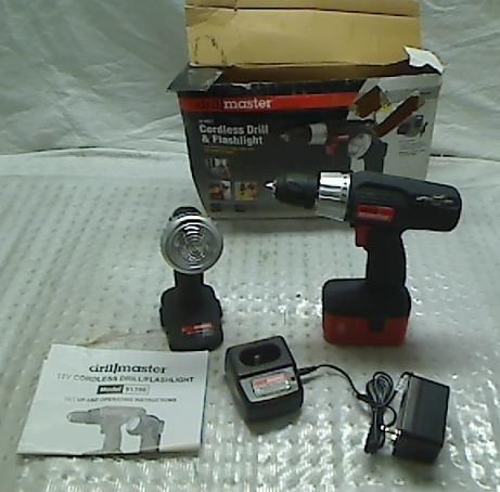 18 VOLT CORDLESS DRILL AND FLASHLIGHT KIT TADD  