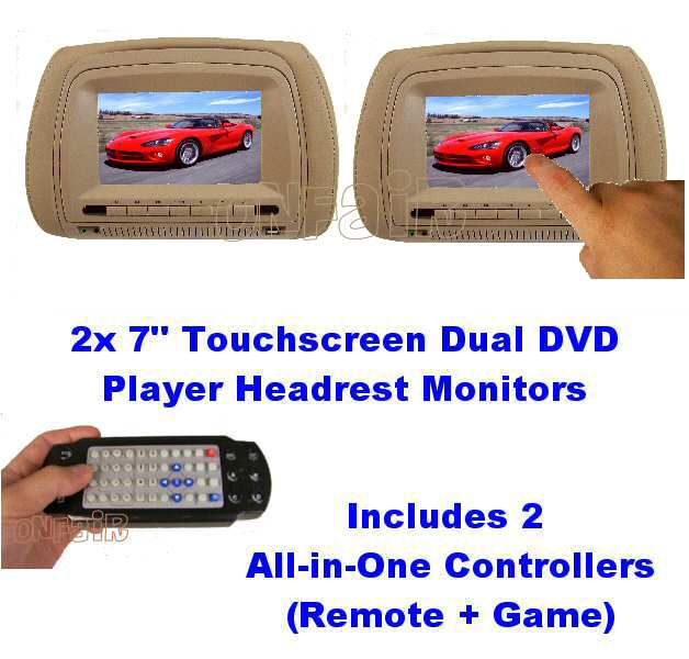 OnFair is the leading online source for car headrest DVD monitors in 