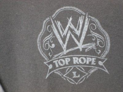 WWF Wrestling Nexus Logo WWE Top Rope Mens Shirt Large  