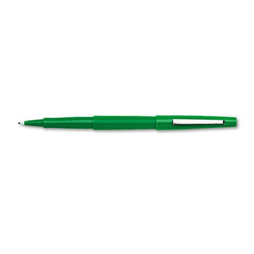 PAPERMATE 8440152 FLAIR FELT PEN, GREEN MEDIUM 1.0mm  