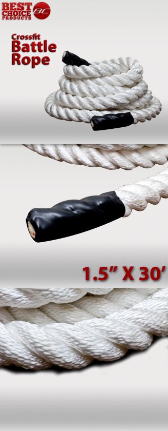   Poly Dacron Strength Training Undulation Rope Battle Fitness Exercise