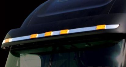 Freightliner Century Stock Visor Trim Stainless Steel  