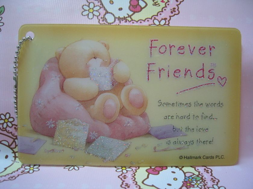 Hallmark Forever Friends Bear Gift Message Cards #03  