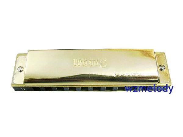 1x Huang 105 Harmonica with plastic case.