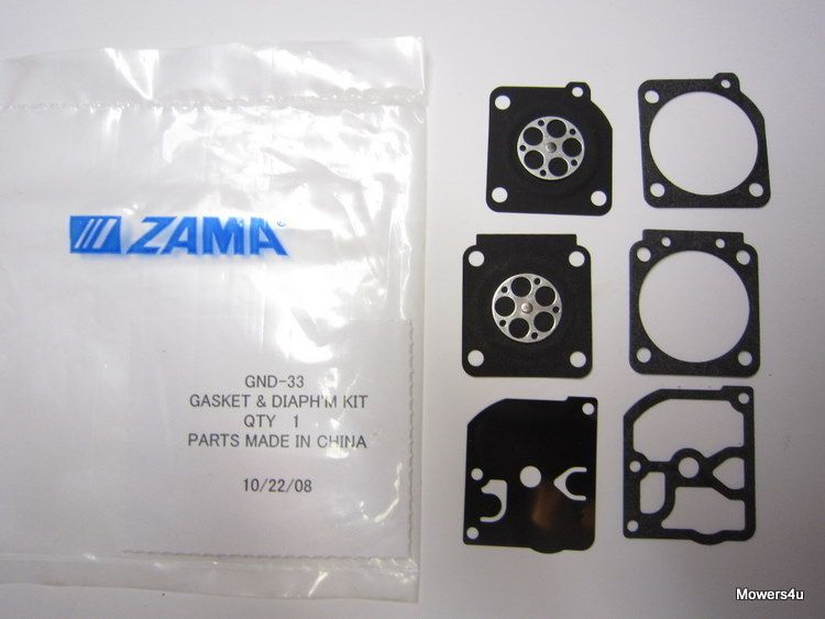 OEM ZAMA CARBURETOR KIT GND 33 HUSQVARNA 45 49 51 55  