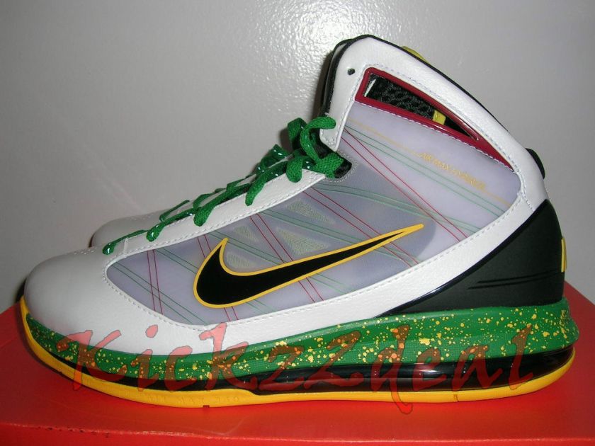 Nike Air Max Hyperize White/Black/Maize/Green Jamaica Hyperdunk kobe 