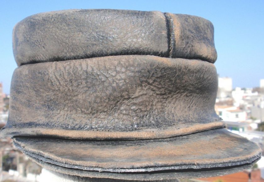 PARAGUAYAN WAR PARAGUAY ARMY INFANTRY LEATHER KEPI RARE  