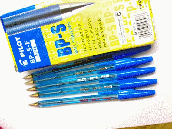 12 pcs PILOT BP S ball point pen 0.7mm FINE purple  