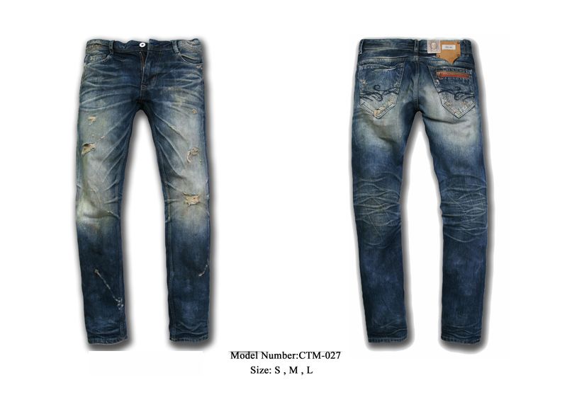 Japanese CTM 028 Fashion Blue Mens DENIM Jeans Pants  