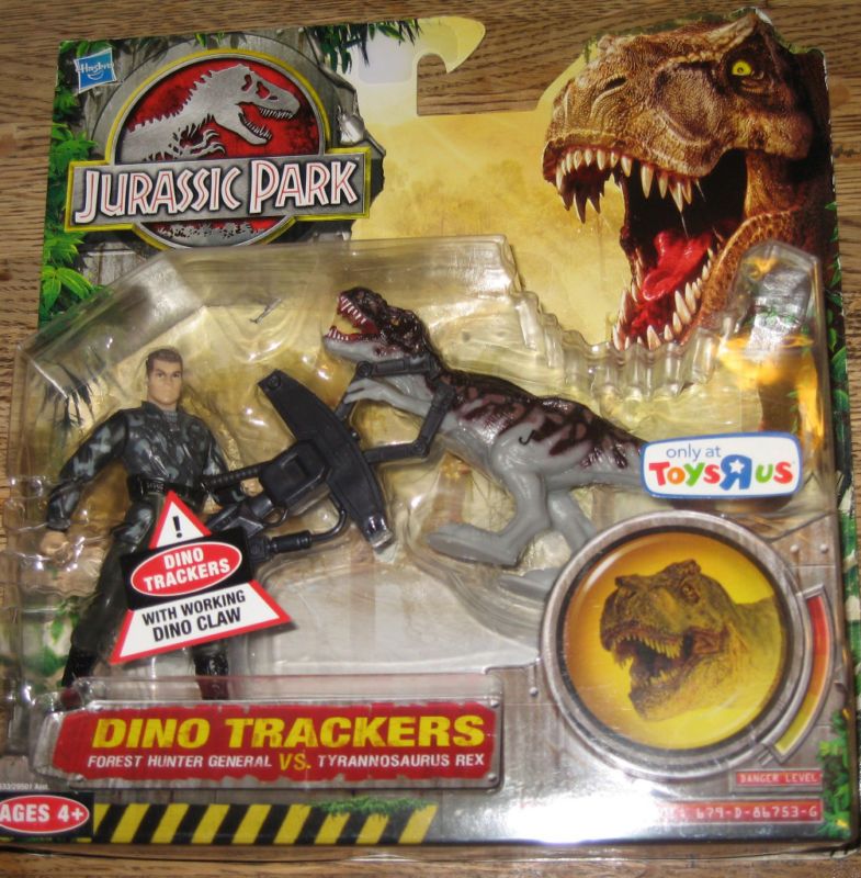 FOREST HUNTER GENERAL VS. T REX JURASSIC PARK TOYS RUS  