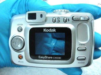 KODAK CX6330 DIGITAL CAMERA PARTS BACK COVER W/INST  