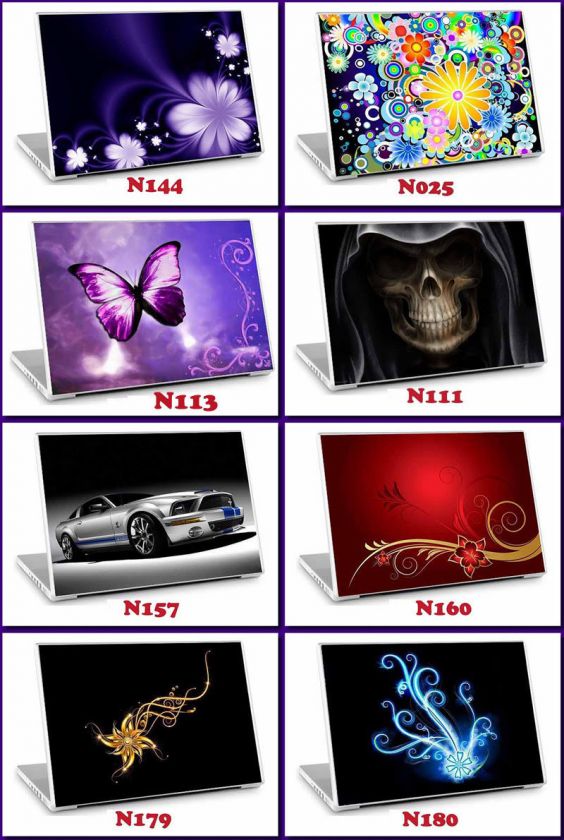 NETBOOK LAPTOP NOTEBOOK SKIN STICKER COVER DECAL ART lenovo dell 