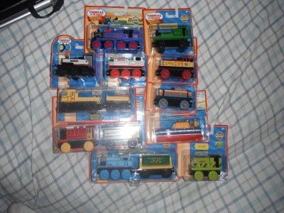 NEW Lot 11 (B) Thomas and Friends Wooden Railway Train Engines NIP 