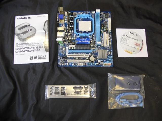 GIGABYTE GA MA78LMT S2 AM3 AMD 760G Micro ATX AMD Motherboard  