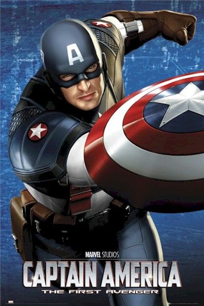 MOVIE POSTER ~ CAPTAIN AMERICA THROW Chris Evans  