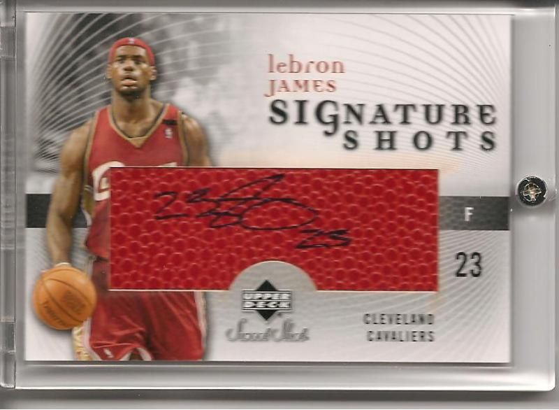 LeBRON JAMES AUTOGRAPH 05 06 SWEET SHOT SIGNATURE SHOTS  