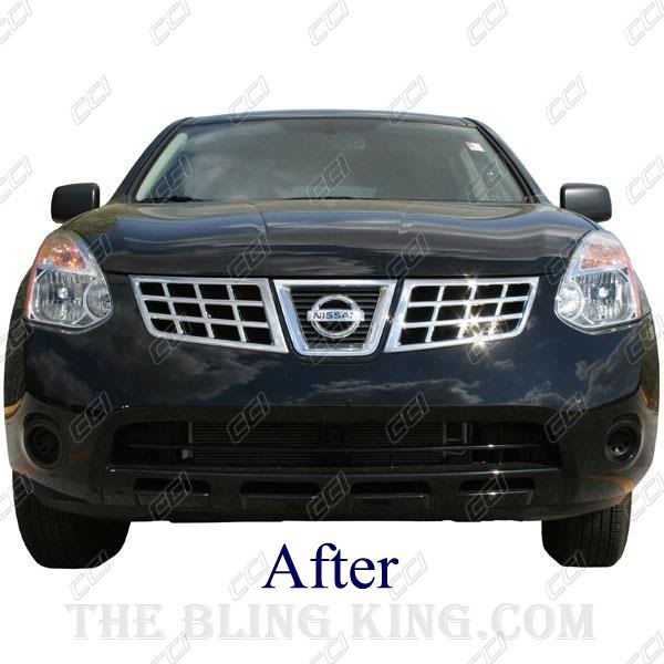 Nissan Rogue chrome Grille Grill insert 2008 2009 2010  