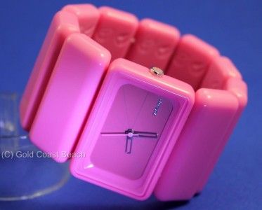 Nixon VEGA Ladies Stretch Bracelet PINK Watch  